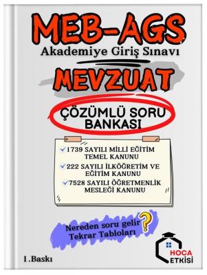 MEB-AGS Mevzuat Soru Bankası Çözümlü Recep Özceylan