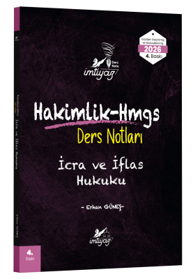 İMTİYAZ İcra ve İflas Hukuku Ders Notları Erhan Güneş