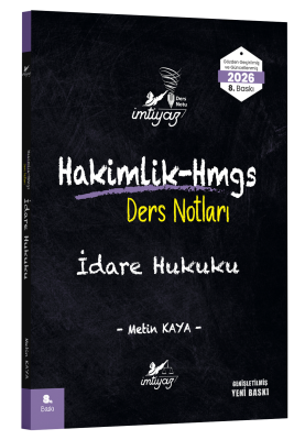 İMTİYAZ İdare Hukuku Ders Notları