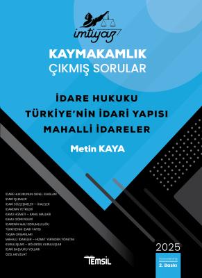 İMTİYAZ Kaymakamlık Çıkmış Sorular İdare Hukuku - Türkiye'nin İdari Ya