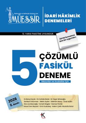 Müessir İdari Hakimlik Denemeleri-ÇÖZÜMLÜ/2026 Barış Küçük-Yaşar Mirza