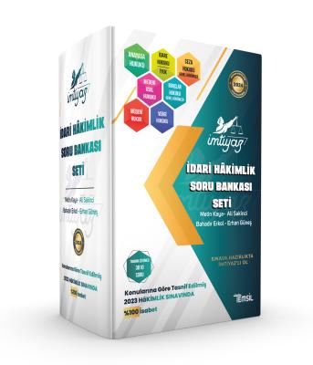 İmtiyaz İdari Hâkimlik Soru Bankası Seti 7'li