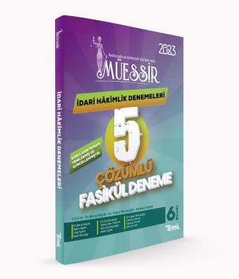 Müessir İdari Hakimlik Denemeleri-ÇÖZÜMLÜ/ 2023