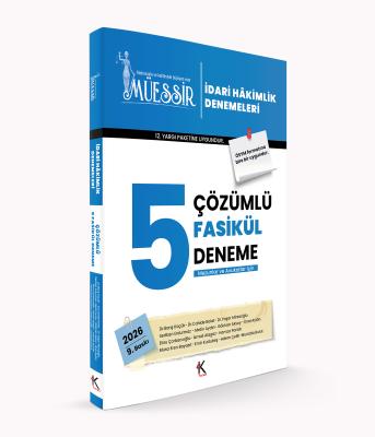 Müessir İdari Hakimlik Denemeleri-ÇÖZÜMLÜ/2026 Barış Küçük-Yaşar Mirza