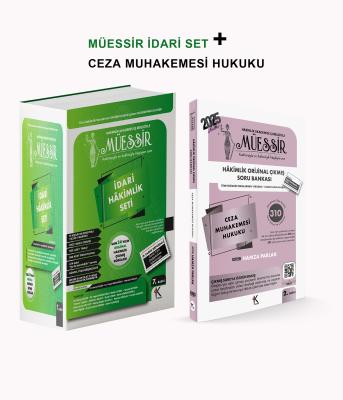 MÜESSİR İdari Hakimlik Seti + Ceza Muhakemesi Hukuku