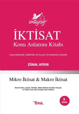 İMTİYAZ Mikro İktisat ve Makro İktisat Konu Anlatımı Kitabı Zühal Aydı