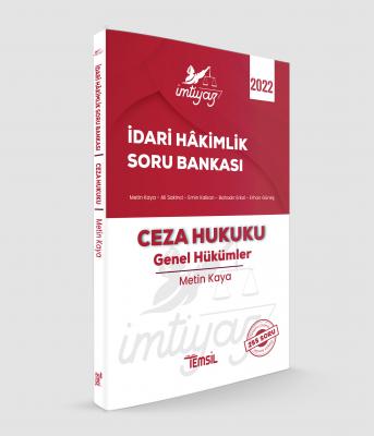 İmtiyaz İdari Hâkimlik Soru Bankası Ceza Hukuku Genel Hükümler Metin K