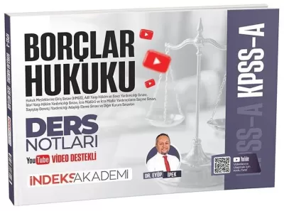 KPSS A Grubu Borçlar Hukuku Video Ders Notları Eyüp İpek