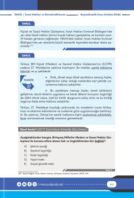 TAHLİL İnsan Hakları ve Demokratikleşme Konu Anlatım Kitabı Okan Arsla