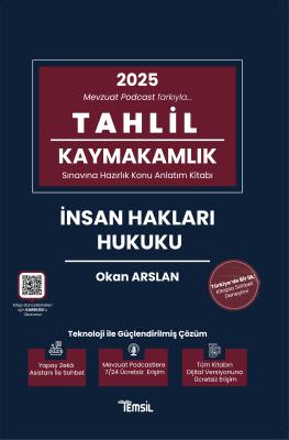 TAHLİL İnsan Hakları ve Demokratikleşme Konu Anlatım Kitabı Okan Arsla