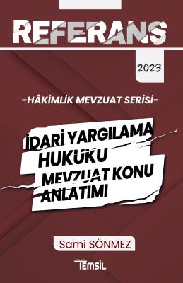 Hâkimlik İdari Yargılama Hukuku Mevzuat Konu Anlatımı Sami Sönmez