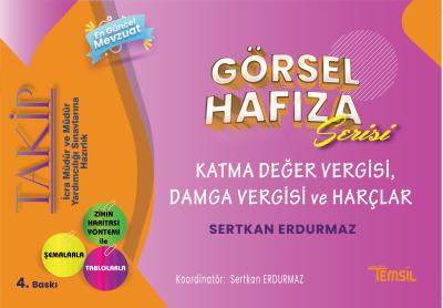 TAKİP Görsel Hafıza Serisi Katma Değer Vergisi - Damga Vergisi - Harçl