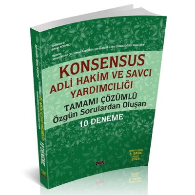 KONSENSUS Hakim ve Savcı Yardımcılığı 10 Deneme