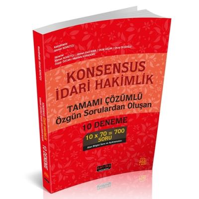 KONSENSUS İdari Hakimlik 10 Deneme Savaş Yayınları Eylül 2021 Ahmet No