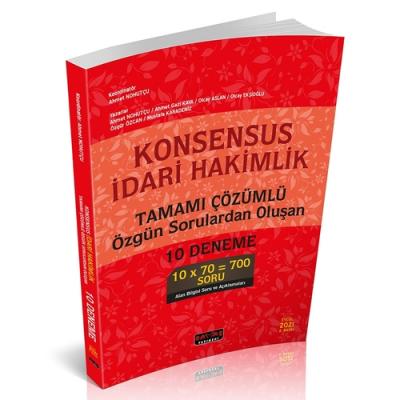 KONSENSUS İdari Hakimlik 10 Deneme Savaş Yayınları Eylül 2021