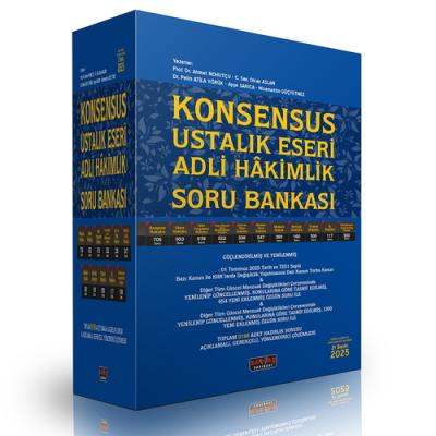 KONSENSUS Ustalık Eseri Adli Hakimlik Soru Bankası Ahmet Nohutçu