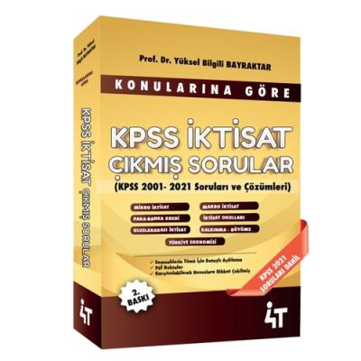 Konulara Göre KPSS A Grubu İktisat Çıkmış Sorular 2. Baskı