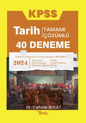 KPSS Tarih Tamamı Çözümlü 40 Deneme Cahide Bolat