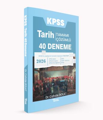 KPSS Tarih Tamamı Çözümlü 40 Deneme
