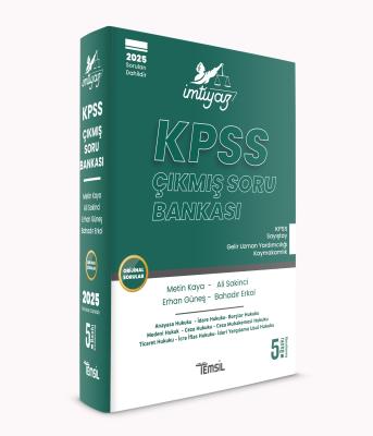 İMTİYAZ KPSS Çıkmış Soru Bankası Metin Kaya