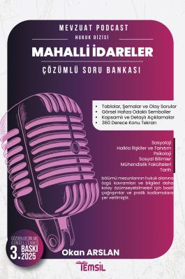 Mahalli İdareler Çözümlü Soru Bankası Okan Arslan