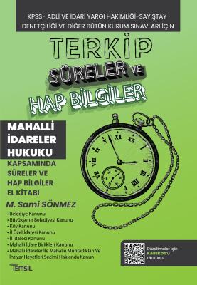 TERKİP Mahalli İdareler Hukuku Kapsamında Süreler ve Hap Bilgiler El K