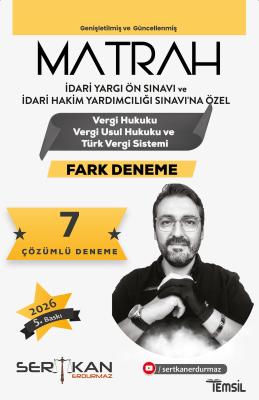 MATRAH Çözümlü 7 Fark Deneme Sertkan Erdurmaz