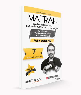 MATRAH Çözümlü 7 Fark Deneme Sertkan Erdurmaz