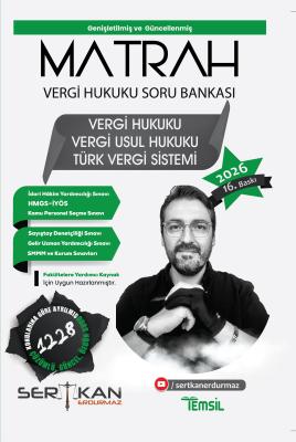 MATRAH Vergi Hukuku, Vergi Usul Hukuku ve TVS Soru Bankası Sertkan Erd