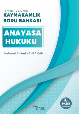 Anayasa Hukuku Kaymakamlık Soru Bankası Mehmet Bülent Kahraman