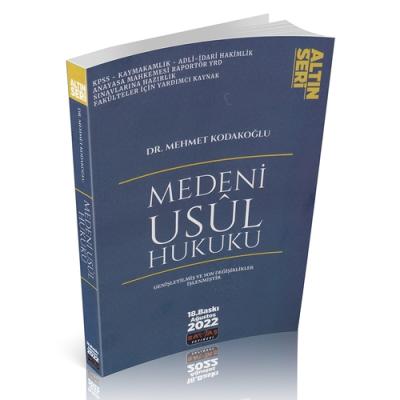 Medeni Usul Hukuku Altın Seri - 18. Baskı Mehmet Kodakoğlu