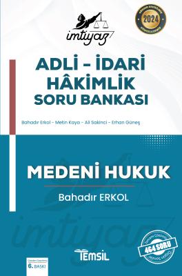 Medeni Hukuk Soru Bankası Bahadır Erkol