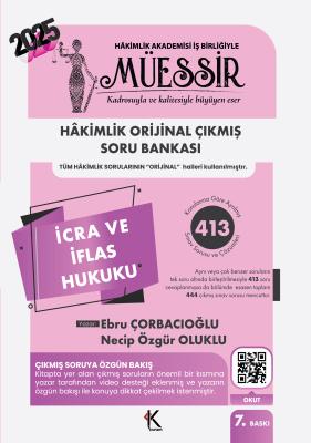 MÜESSİR İcra ve İflas Hukuku Soru Bankası Ebru Çorbacıoğlu