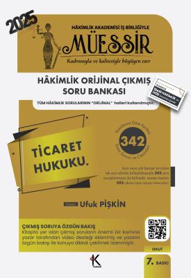 MÜESSİR İdari Hâkimlik Ticaret Hukuku Soru Bankası Ufuk Pişkin