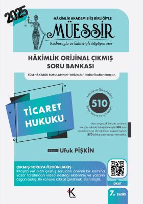 MÜESSİR Ticaret Hukuku Soru Bankası Ufuk Pişkin