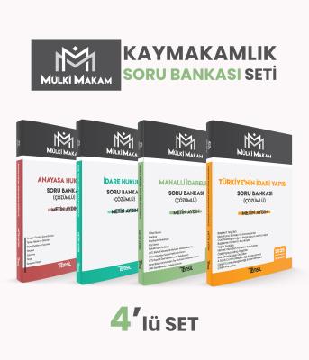 MÜLKÎ MAKAM Kaymakamlık Soru Bankası Seti (4'lü)