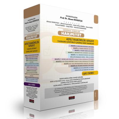 HAKİMİYET Adli Hakimlik Sınavı Çıkmış Soru Bankası Seti Ahmet Nohutçu