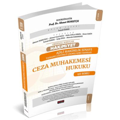 HAKİMİYET Adli Hakimlik Ceza Muhakemesi Hukuku Çıkmış Soru Bankası İsm