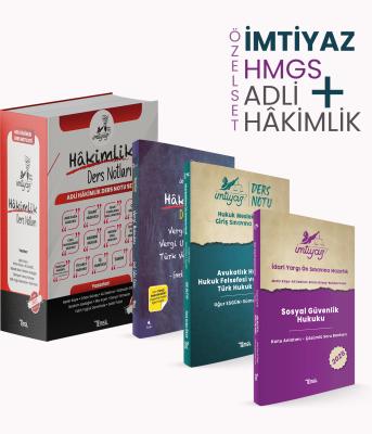 İMTİYAZ HMGS + Adli Hâkimlik Ders Notu Özel Set 2025