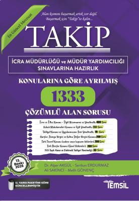 Takip İcra Müdürlüğü ve Müdür Yardımcılığı Sınavı Soru Bankası Sertkan