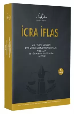 İcra Müdürlüğü Adli Hakimlik KPSS İcra İflas Hazırlık Kitabı