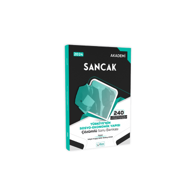 Sancak – Türkiye’nin Sosyo-Ekonomik Yapısı Çözümlü Soru Bankası