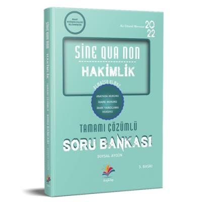 SİNE QUA NON Hakimlik Kamu Hukuku Soru Bankası Soysal Aygün