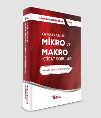 Kaymakamlık Mikro ve Makro İktisat Soruları Tufan Samet Özdurak