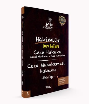 İmtiyaz Ceza Hukuku & Ceza Muhakemesi Hukuku Hakimlik Ders Notları
