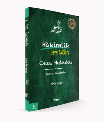 İmtiyaz Hakimlik Ders Notları Ceza Hukuku Genel Hükümler Metin Kaya