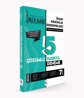 Müessir İdari Hakimlik Denemeleri-ÇÖZÜMLÜ/ 2024