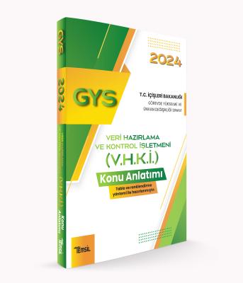 Veri Hazırlama ve Kontrol İşletmeni (V.H.K.İ.) Ünvanı Konu Anlatım Kitabı