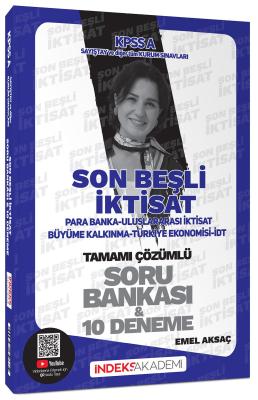 KPSS A Grubu İktisat Son Beşli Soru Bankası ve 10 Deneme Çözümlü Emel 