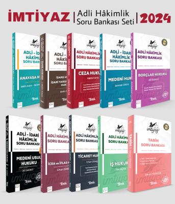 İmtiyaz Adli Hâkimlik Soru Bankası 10'lu Set 2024 Metin Kaya